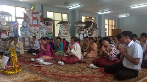 (၂၅-၁-၂၀၁၇) ရက်နေ့တွင်ကျင်းပသော ဆေးဘက်ဆိုင်ရာနည်းပညာတက္ကသိုလ်(ရန်ကုန်)၏ ကထိန်သင်္ကန်းကပ်လှူပွဲ အခမ်းအနား                                                                                                                                                       